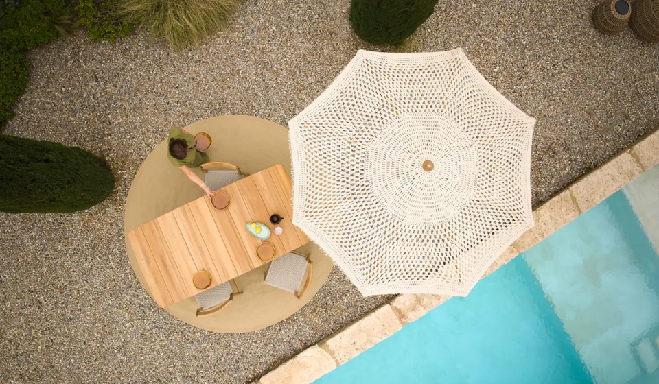 Jardinico Attitude Collection Macramé napernyő felülnézete