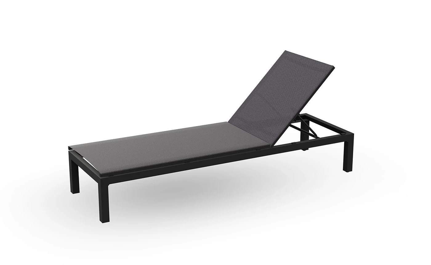 Jati-Kebon Cadzand napozóágy black - dark grey színben