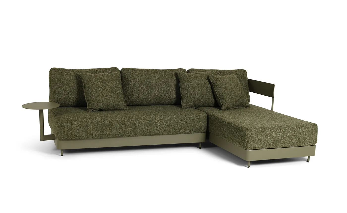 Gardentrend Jati Kebon Senso lounge szett zöld színben