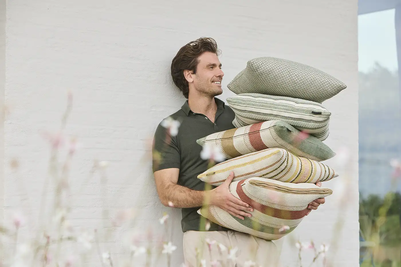 Jati Kebon Suntessa párna szövetek anyagok