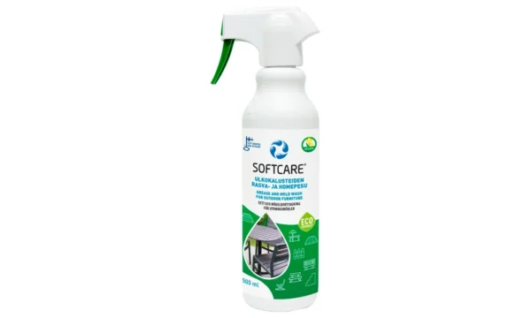 Softcare - Kültéri bútor zsírtalanító folyadék 500 ml (fára, műanyagra, polywood, kőfelületekre)