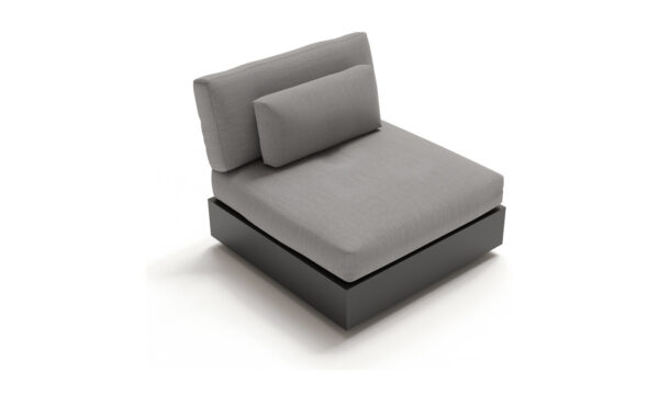 Bari fotel charcoal mat kerti bútor
